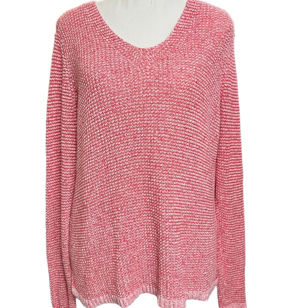 Chaps By Ralph Lauren Pink Sweater Sz Large
